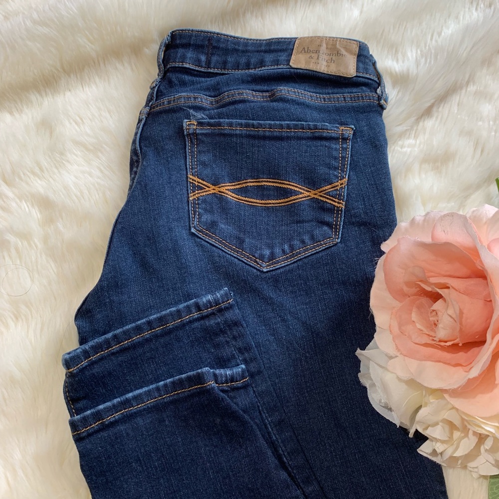 🌸 4/$20 Abercrombie & Fitch Skinny Dark Wash 4 / 27
